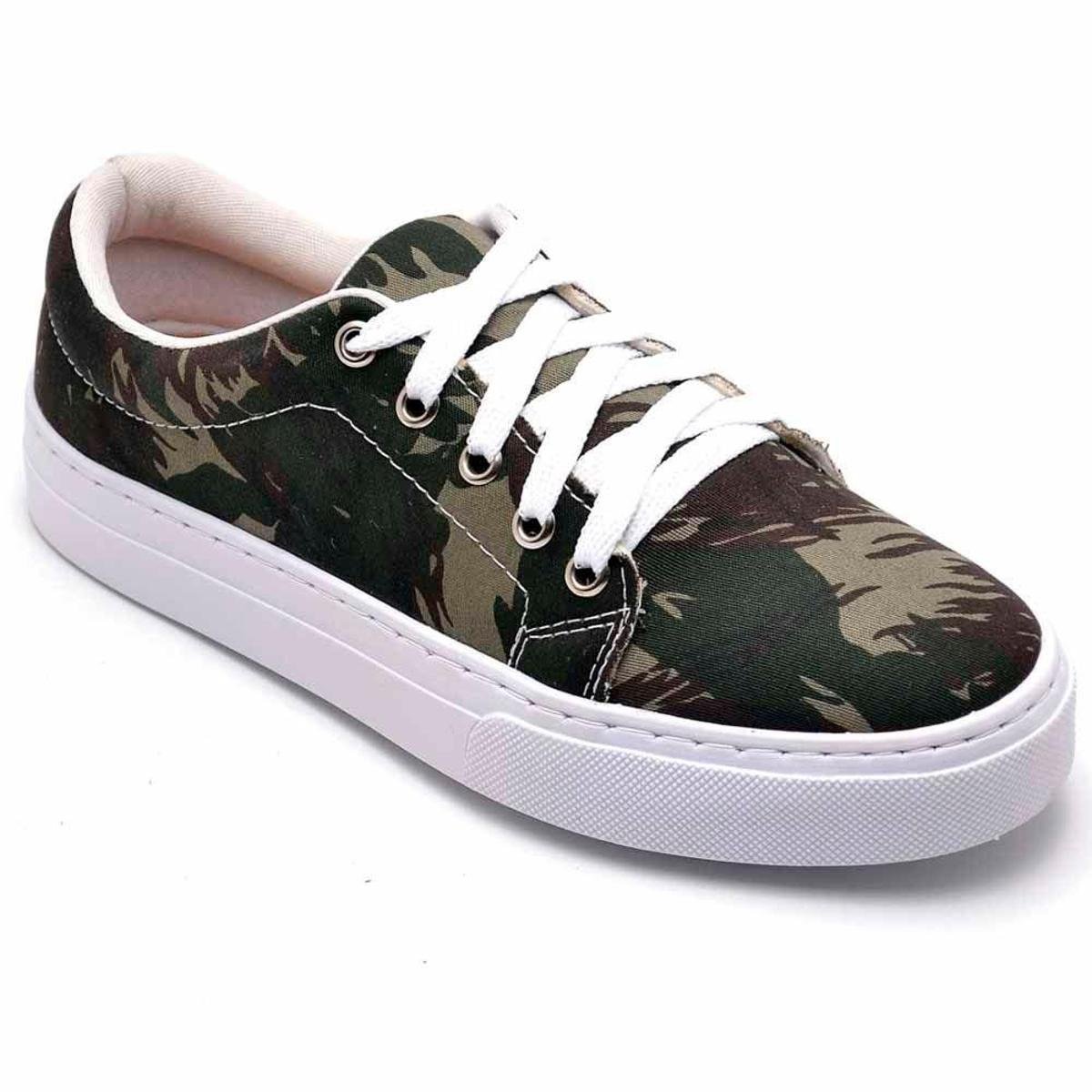 tenis asics camuflado feminino