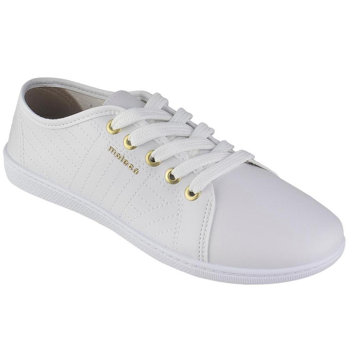 Lm Martins Tenis Moleca Verniz Branco Tênis Moleca Tenis Branco