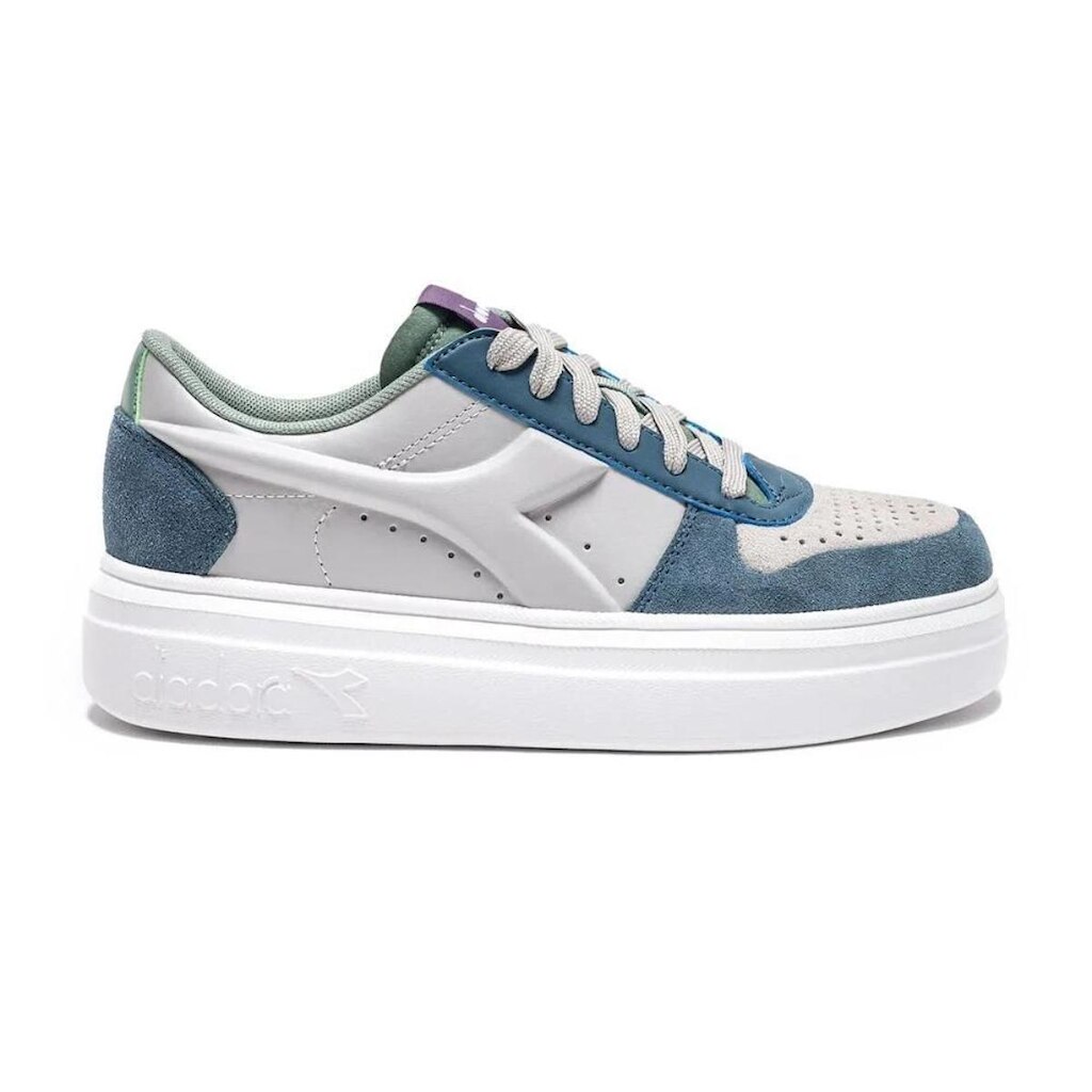 Tênis Casual Diadora Magic Bold Puff Feminino Azul e Cinza