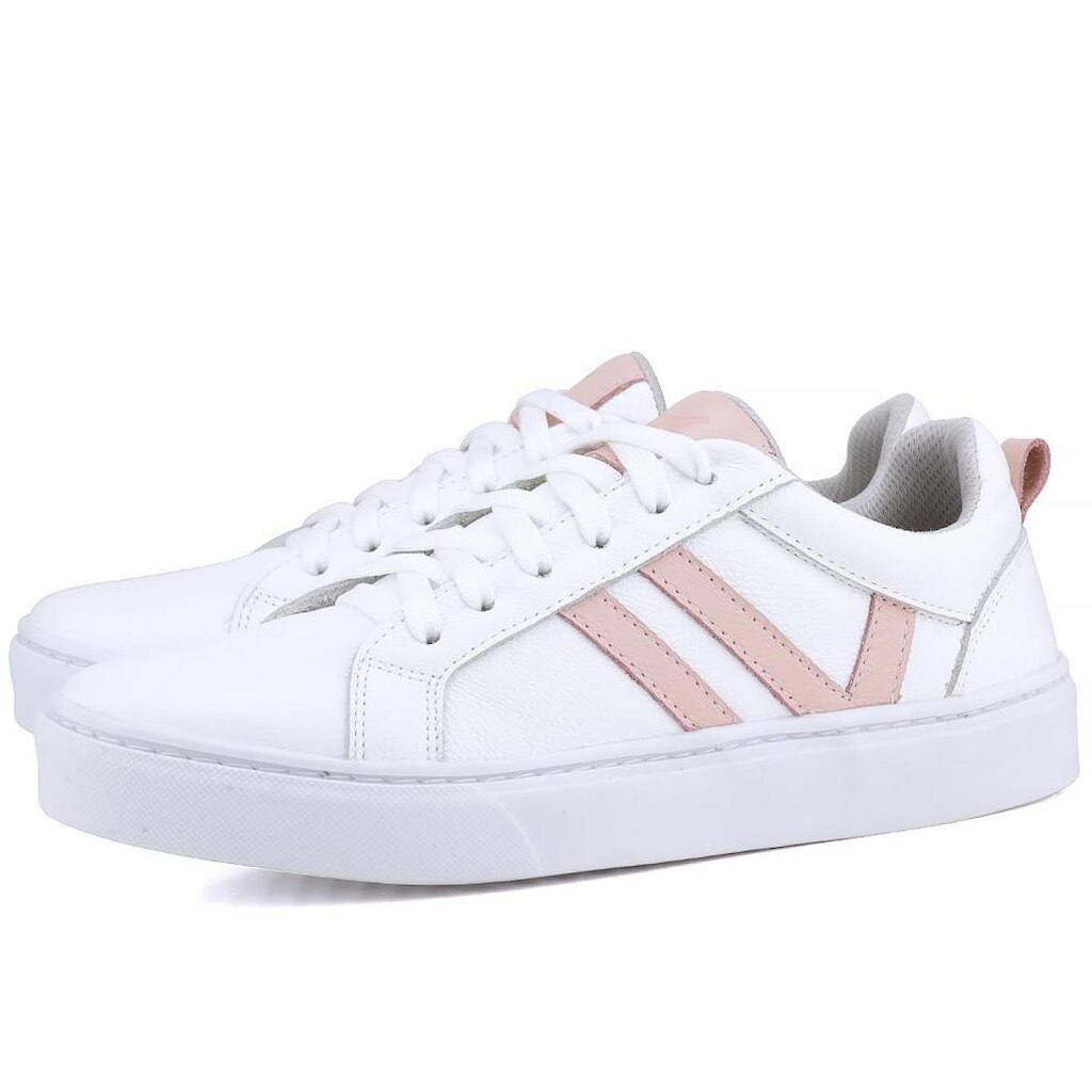 Tênis Casual em Couro Masculino Mr. Gutt Branco