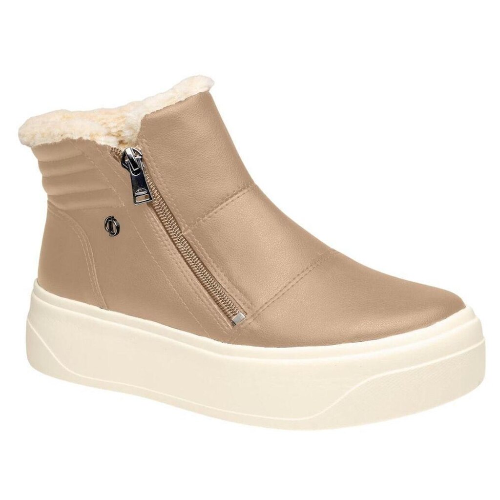 Tênis Casual Feminino Abotinado Capuccino Dakota D2811-0001