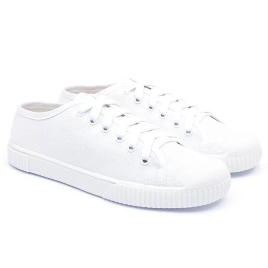 Tênis Casual feminino All Colors - Sarja Star - Branco Menor preço em Tênis Casual feminino All Colors - Sarja Star - Branco
