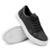 Tênis Casual Feminino com Cadarço Detalhe em Risco Lateral e Sola Reta - Preto