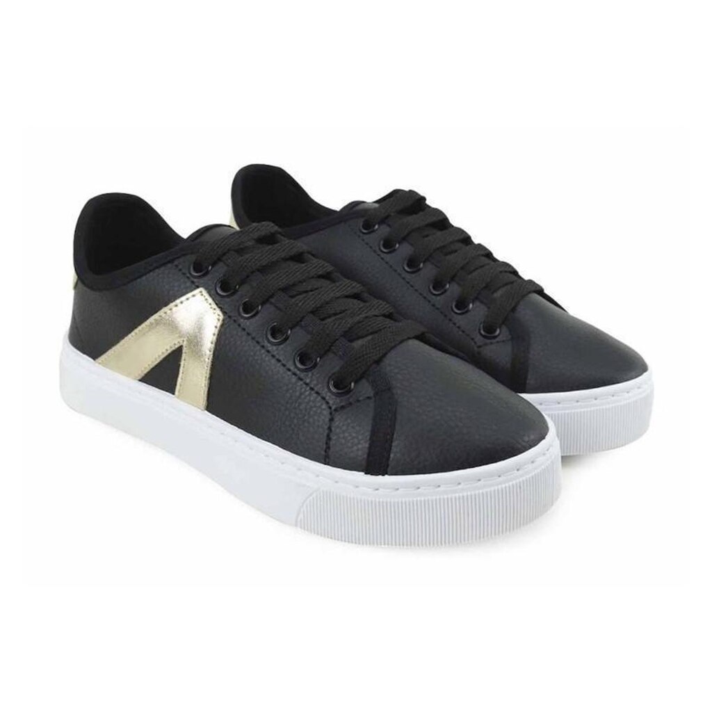 Tênis Casual Feminino Com Detalhe Em V Super Leve E Confortável 1190
