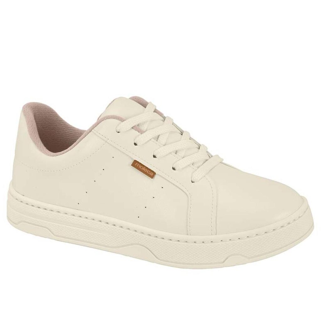 Tênis Casual Feminino Moleca Liso Confortável Classic