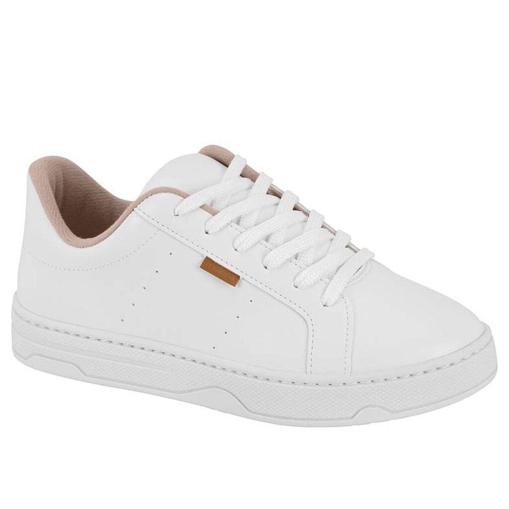 Tênis Casual Feminino Moleca Liso Confortável Classic