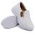 Tenis Casual Feminino sem Cadarço com Ziper e Detalhes Costuras Sola Alta - Branco