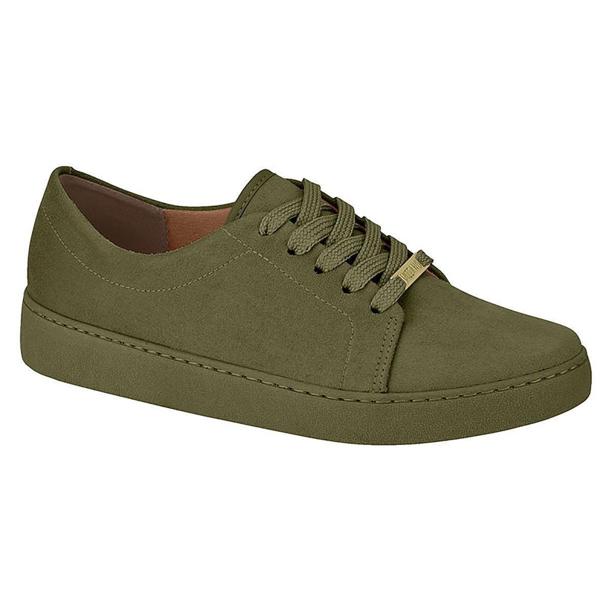 Tênis Casual Feminino Vizzano Camurça 1214205c - Oliva | Netshoes