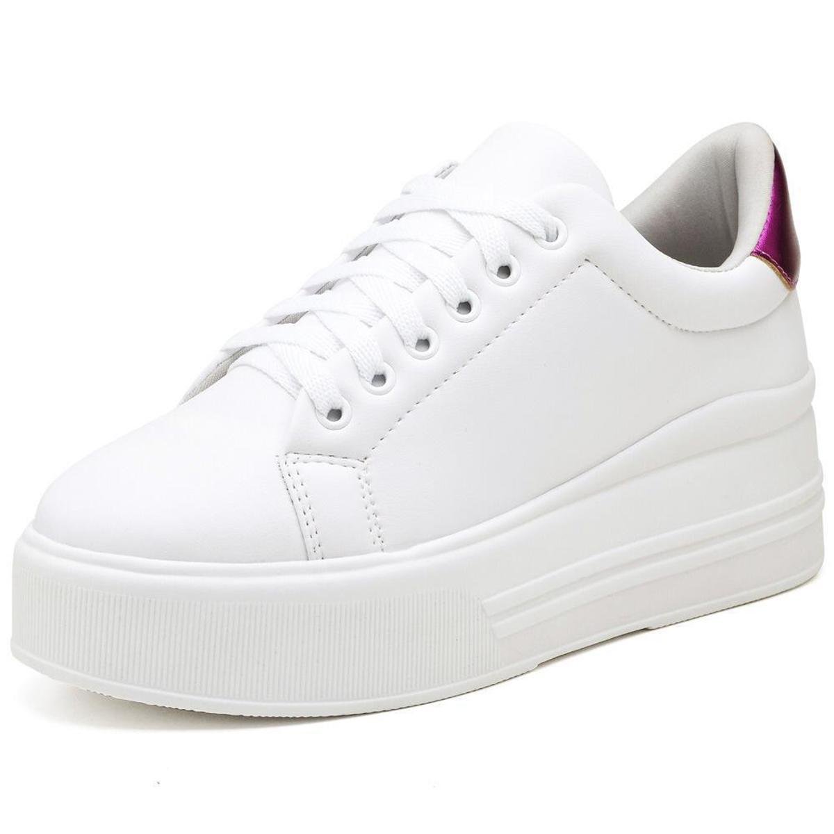 tenis branco feminino liso