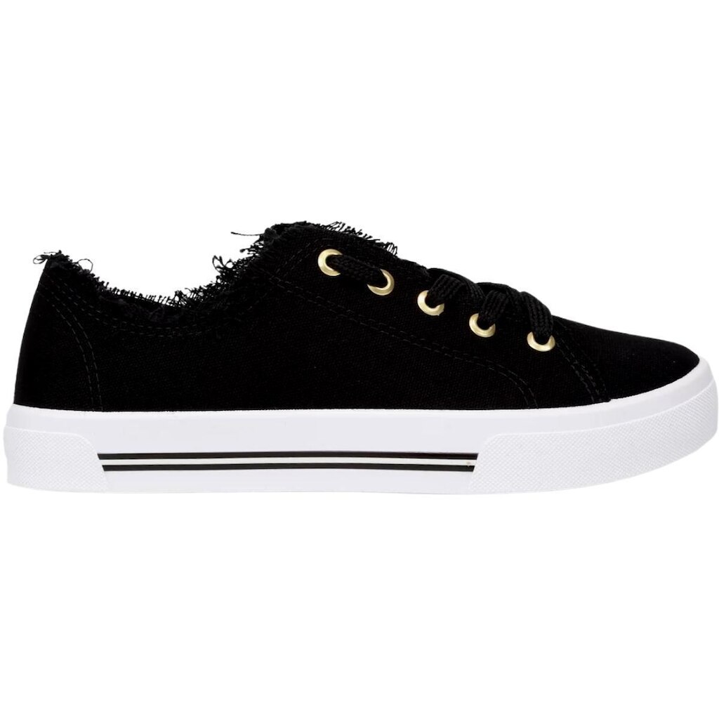 Tenis Casual Flatform Desfiado Moleca  Feminino