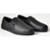 Tênis Casual Iate Slip on Sem Cadarço Calce Facil Macio Confort F - Preto