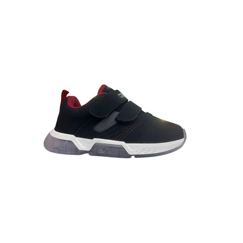 Tênis Casual Klin Light Com Led 604064 Preto/vermelho