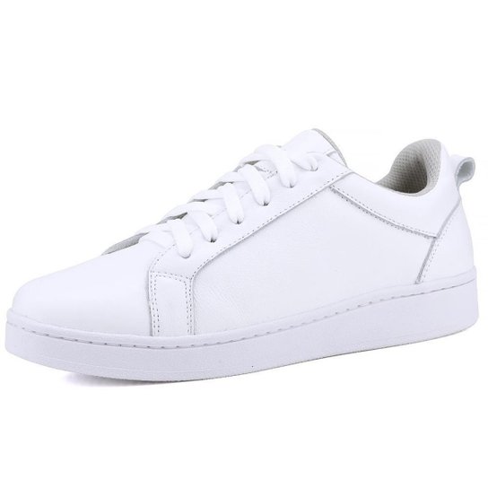 Tênis Casual Liso Gutt Feminino Couro Branco Netshoes