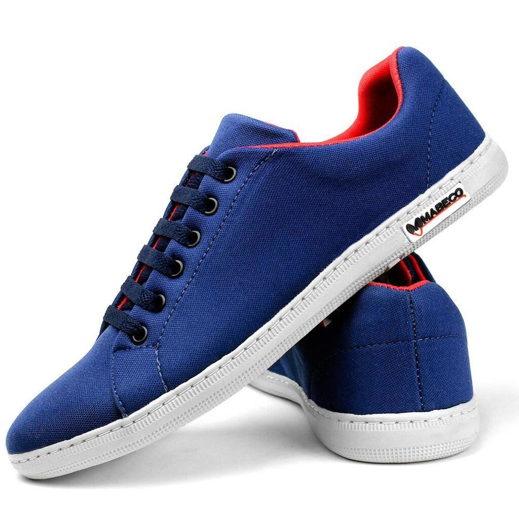 Tênis Casual Lona Masculino Confortável Com Cadarço