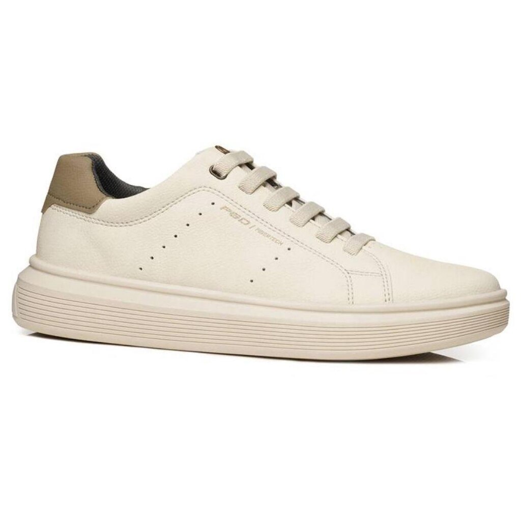 Tênis Casual Masculino Microfibra Milk Caramelo Pegada 172109-06