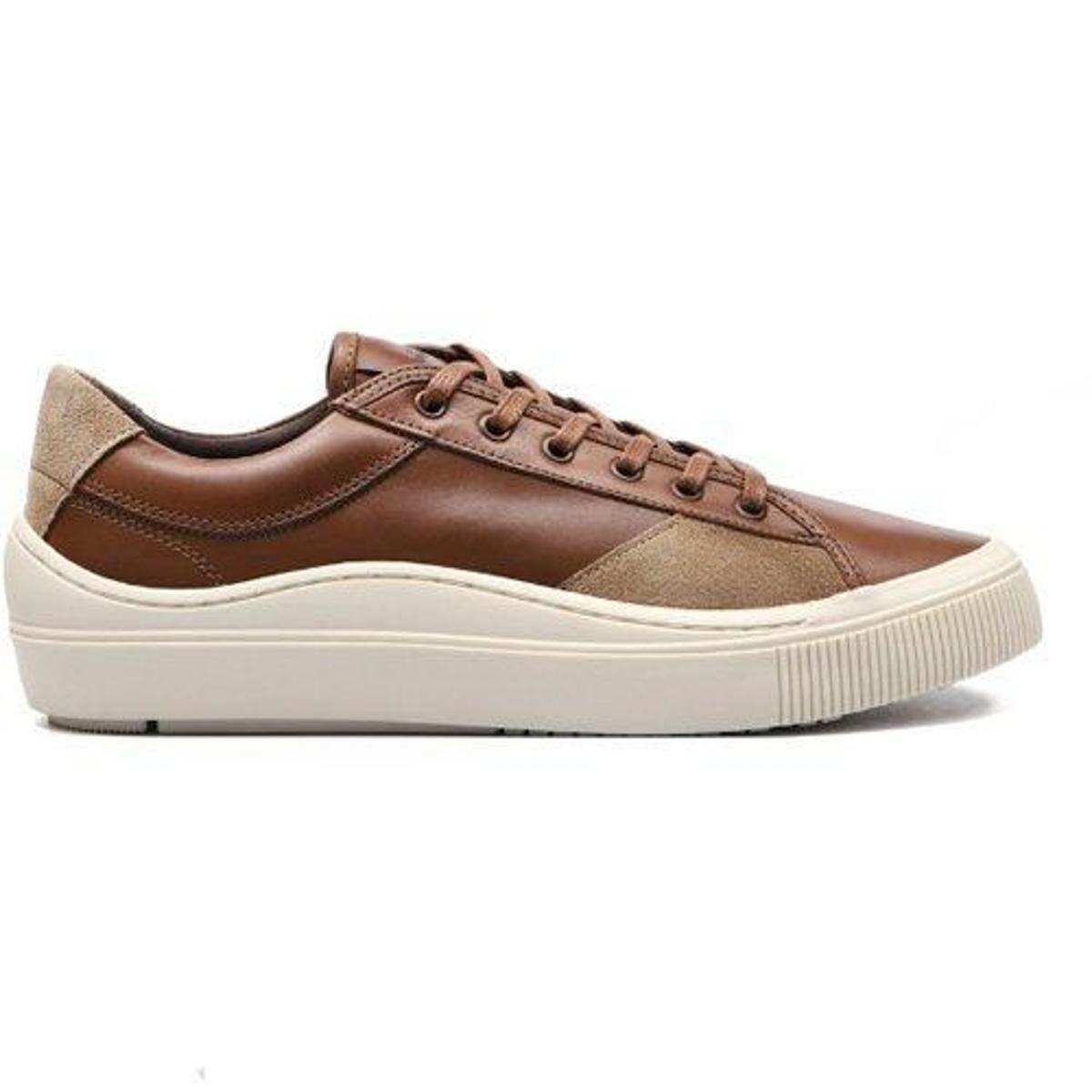Tenis Casual Masculino Snap Fly Tan Samello - Marrom | Netshoes