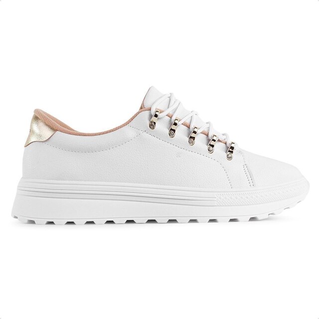 Tênis Casual Moleca Cadarço Ilhós Feminino