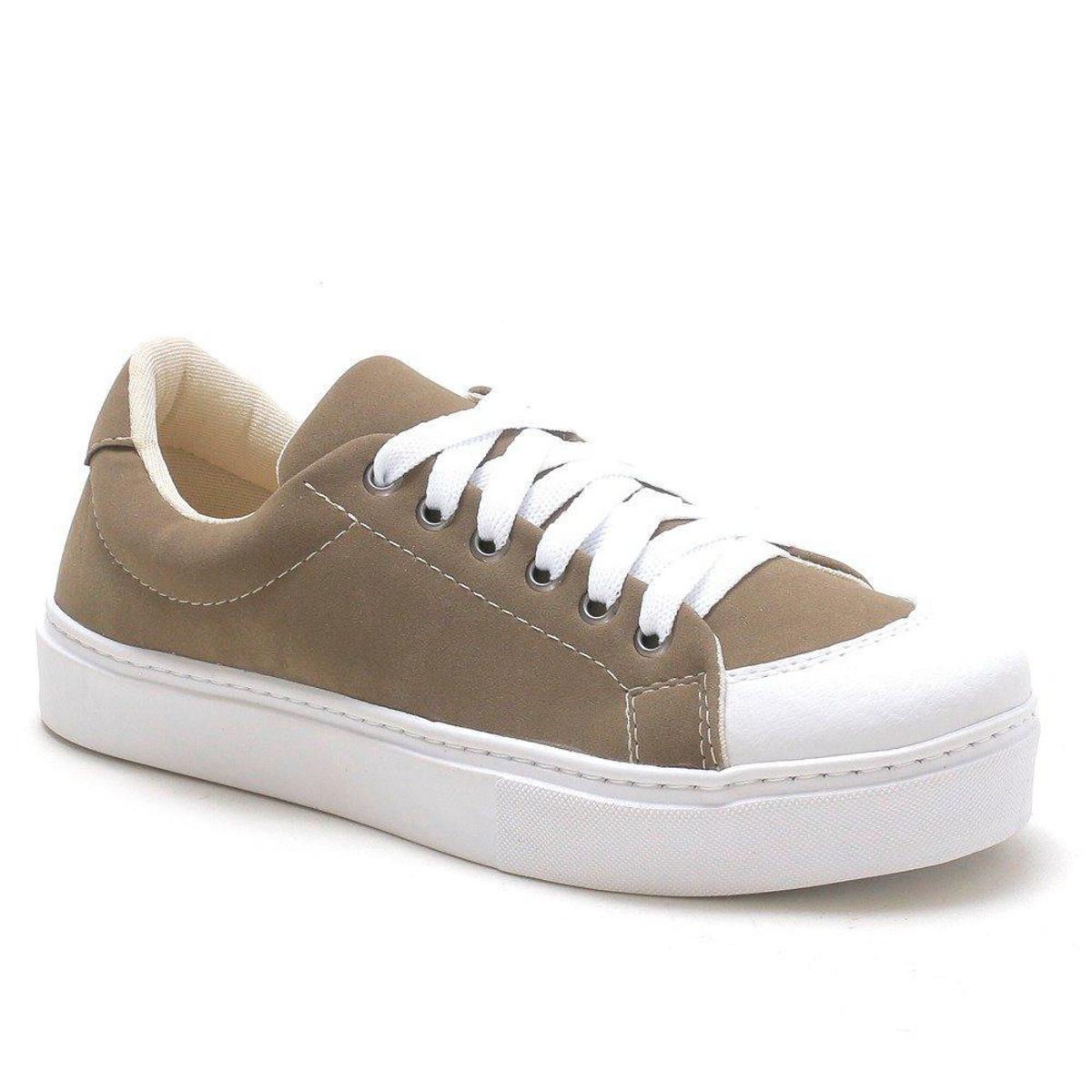 tenis casual feminino marrom