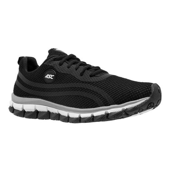 Tenis Casual Para Academia Esportivo Runner Lege21 Super Macio e Leve - Preto+Cinza Menor preço em Tenis Casual Para Academia Esportivo Runner Lege21 Super Macio e Leve - Preto+Cinza