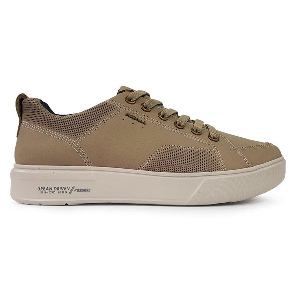 Tênis Casual Pegada Elástico Masculino em Couro 111902