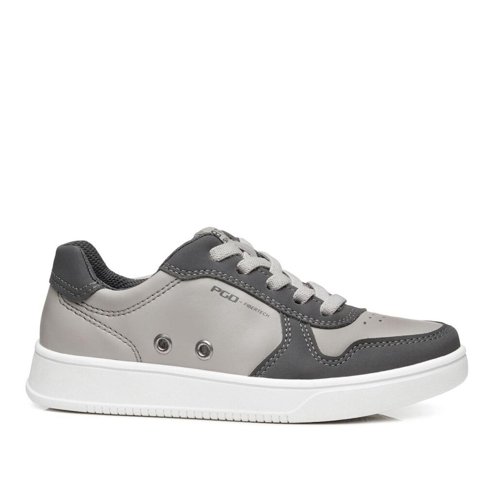 Tênis Casual Pegada Infantil em Microfibra Silver 371901-24