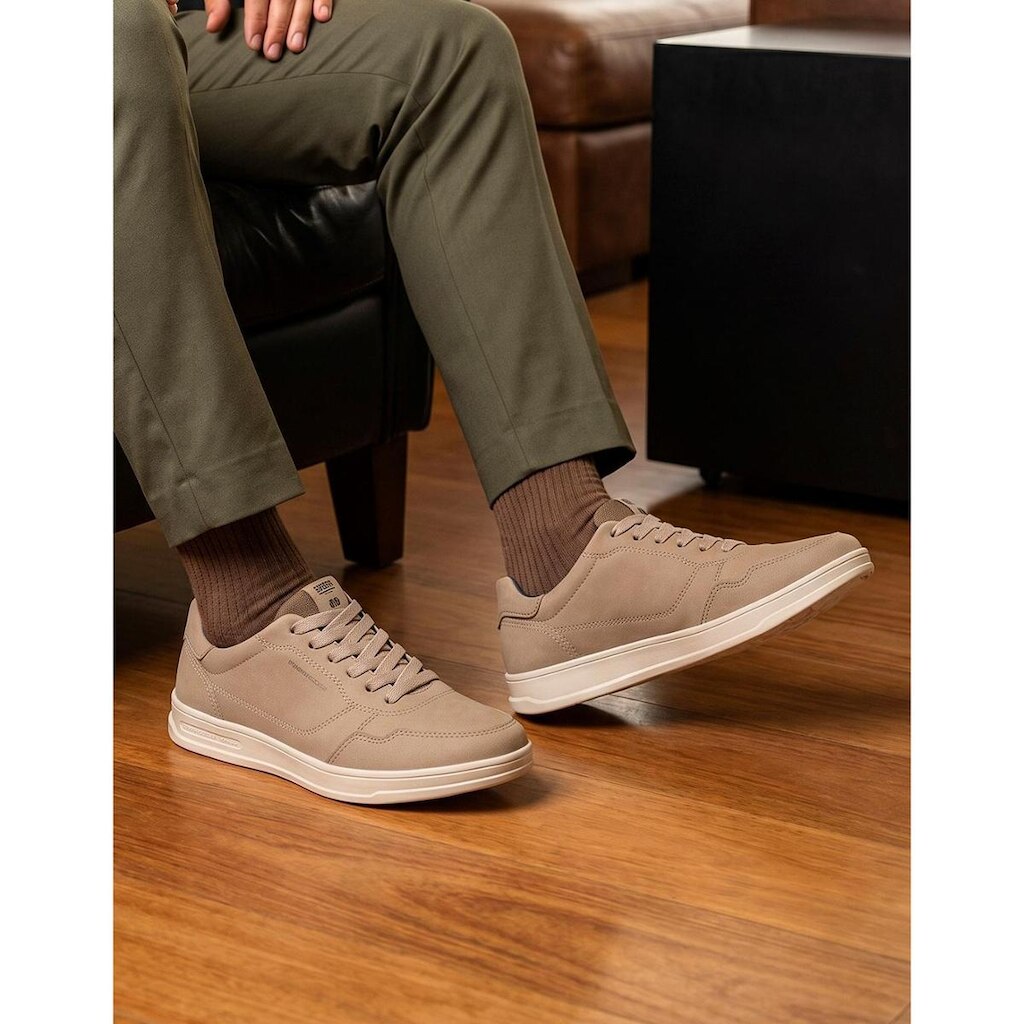 Tênis Casual Pegada Masculino Couro 110301