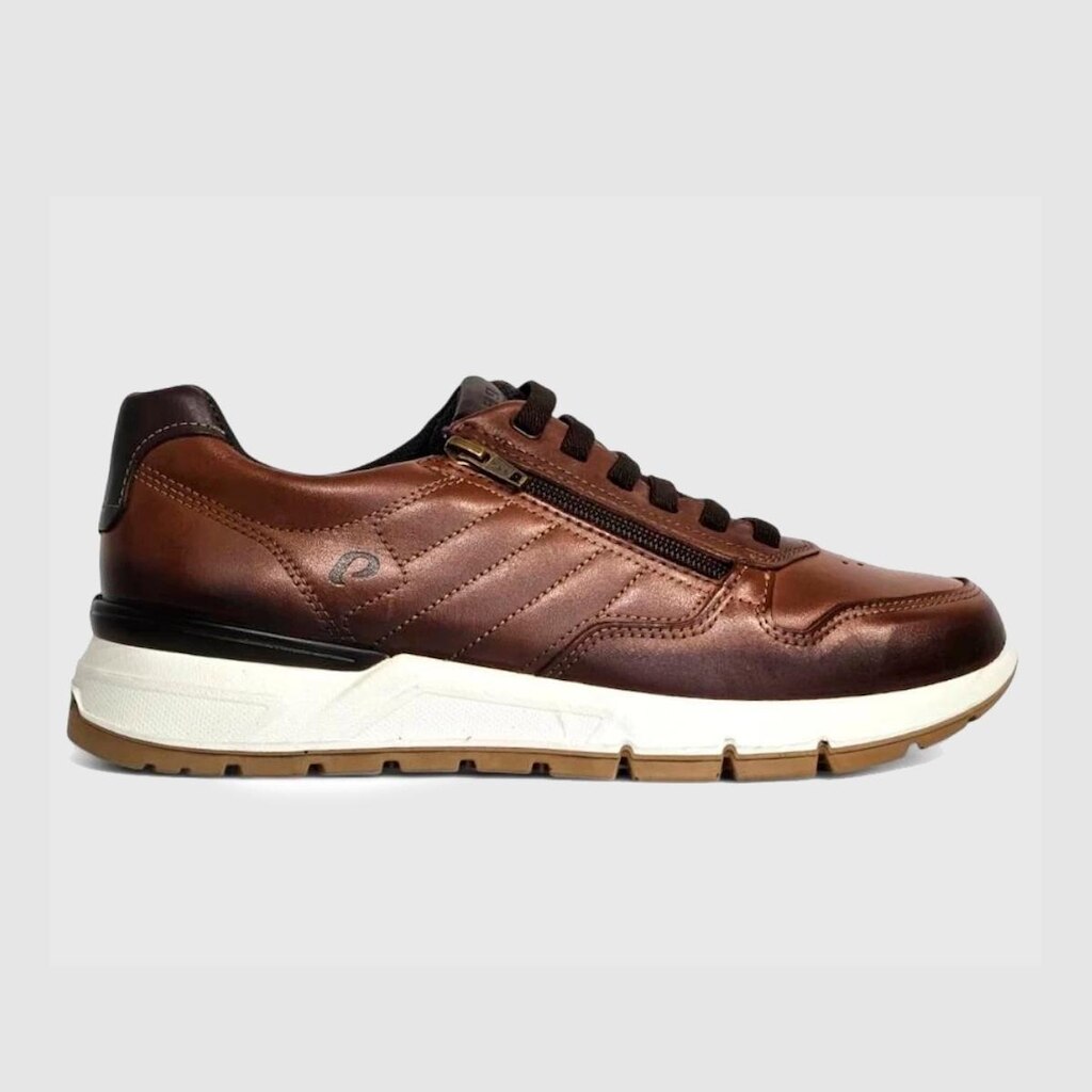 Tênis Casual Pegada Masculino em Couro Gelo 111603