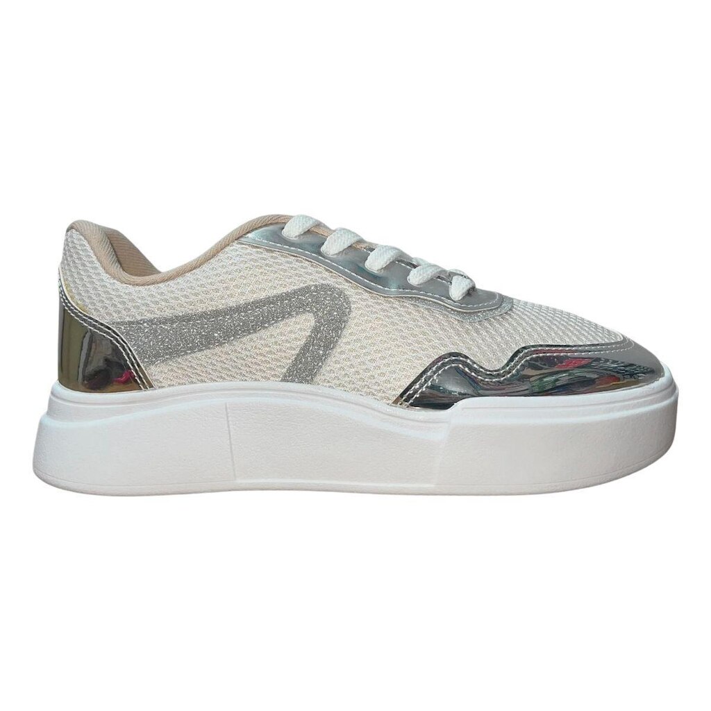 Tênis Casual Plataforma Feminino Moleca 5808.106 Branco