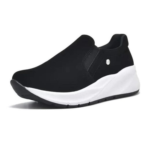 Tenis Casual Slip On Chunky Nobuck Via Marte 22-17205 - Preto Menor preço em Tenis Casual Slip On Chunky Nobuck Via Marte 22-17205 - Preto