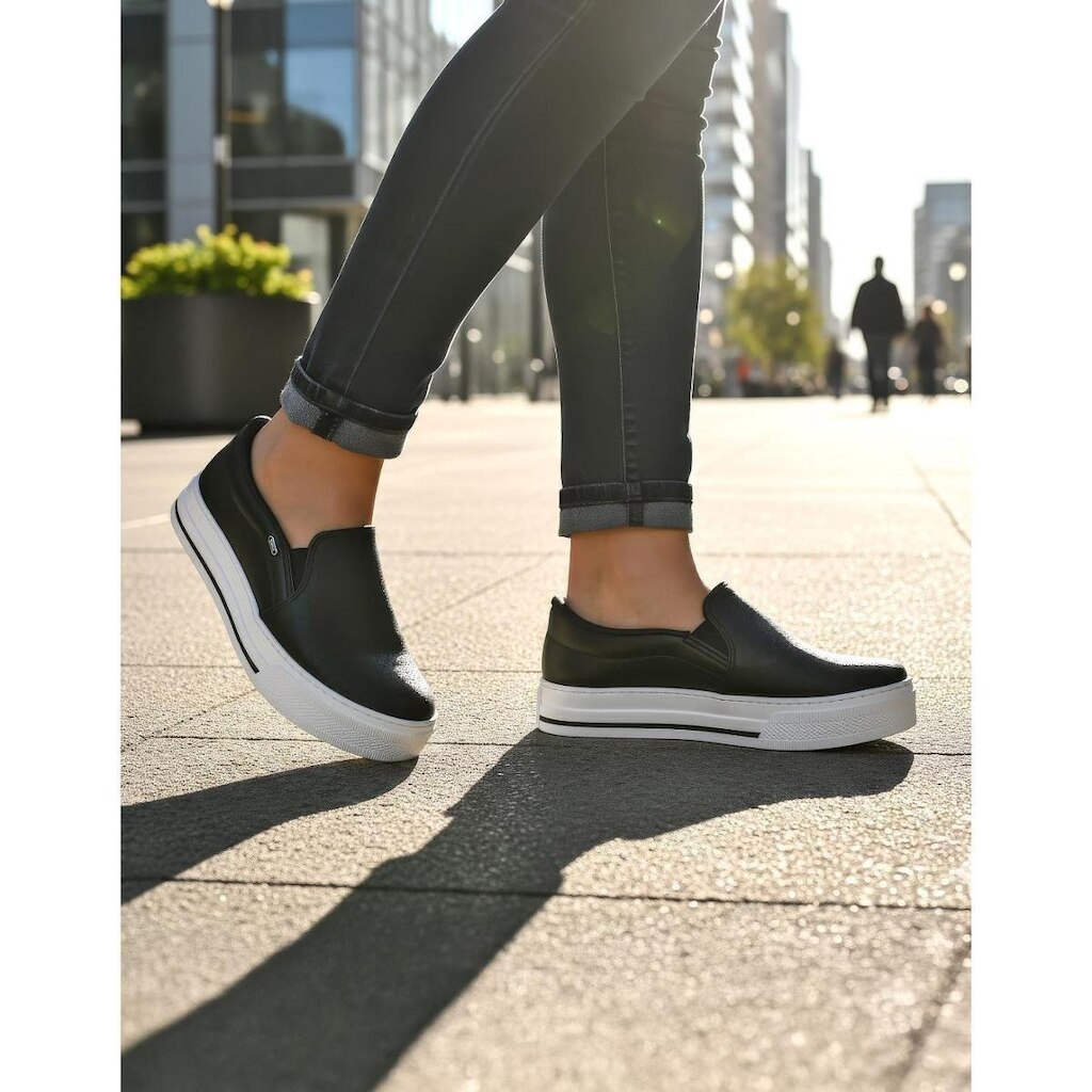 Tênis Casual Via Marte Feminino Slip-On 027027