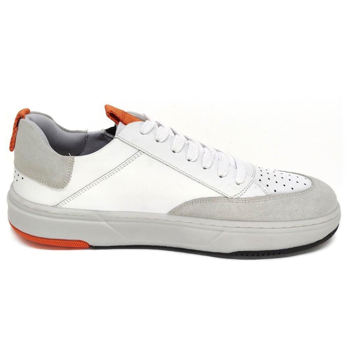 Tênis Cavalera Masculino Break Zip /Laranja - Branco | Netshoes