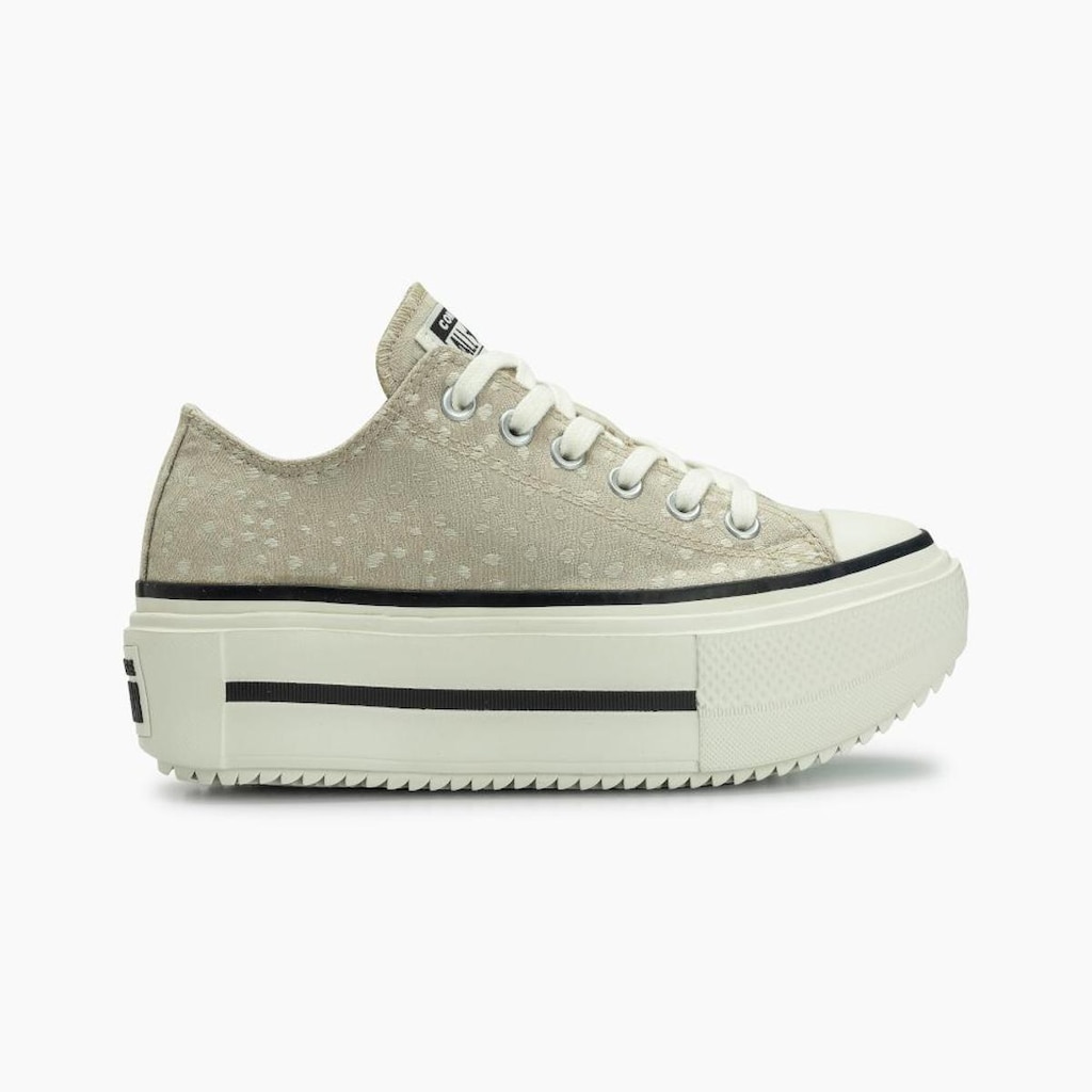 Tênis Chuck Taylor All Star Lift Double Stack Jacquard Deer Cano Baixo