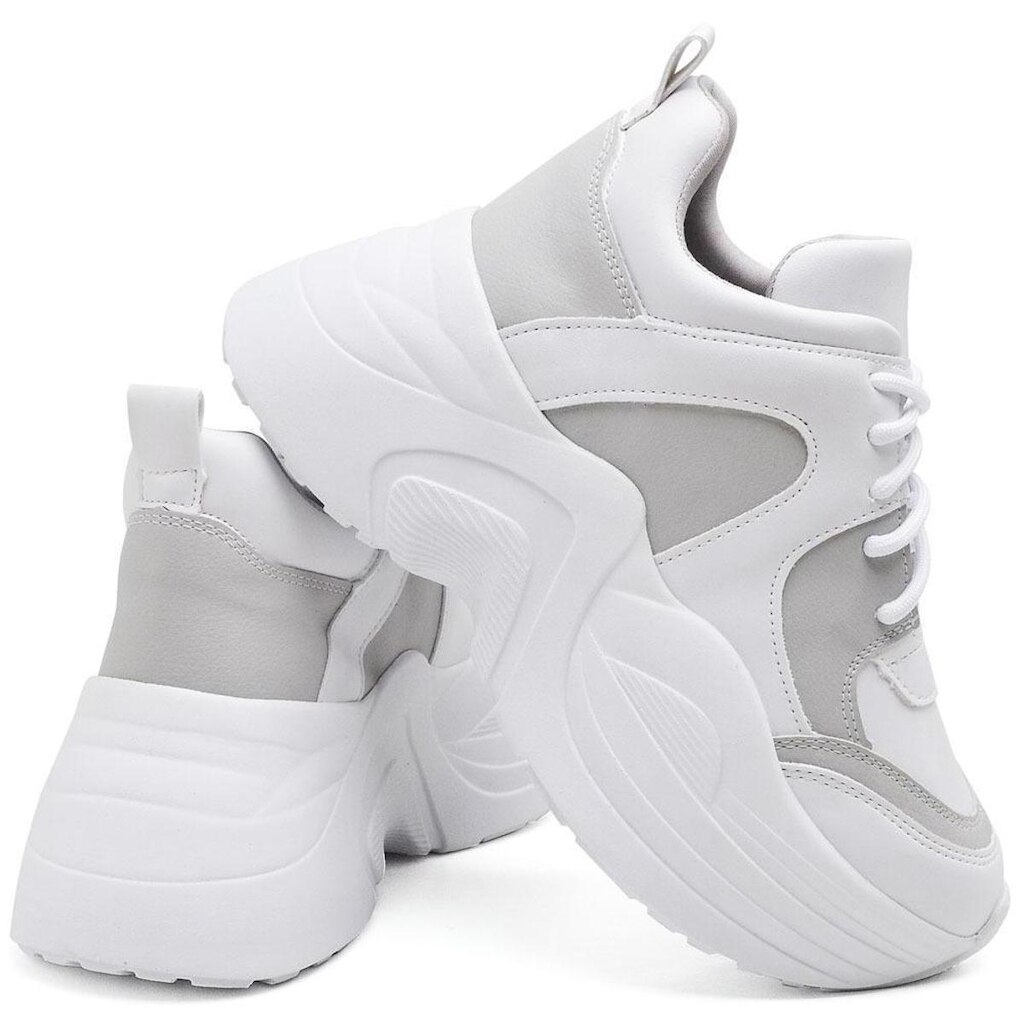 Tênis Chunky Feminino Macio Estilo Versátil
