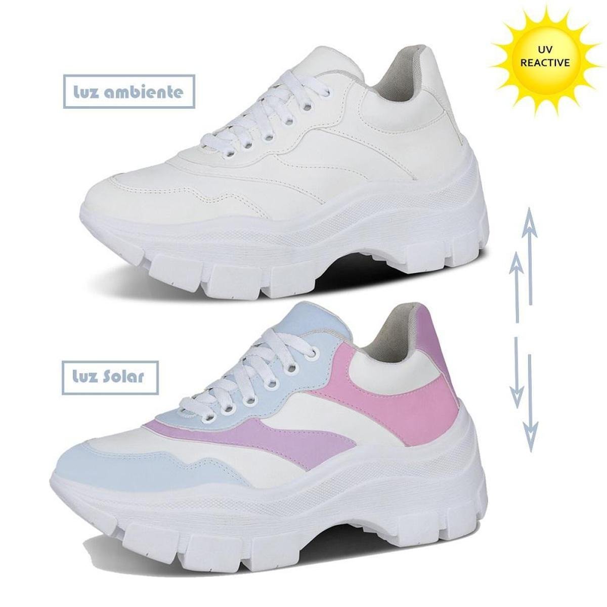 tenis adidas que muda de cor na luz