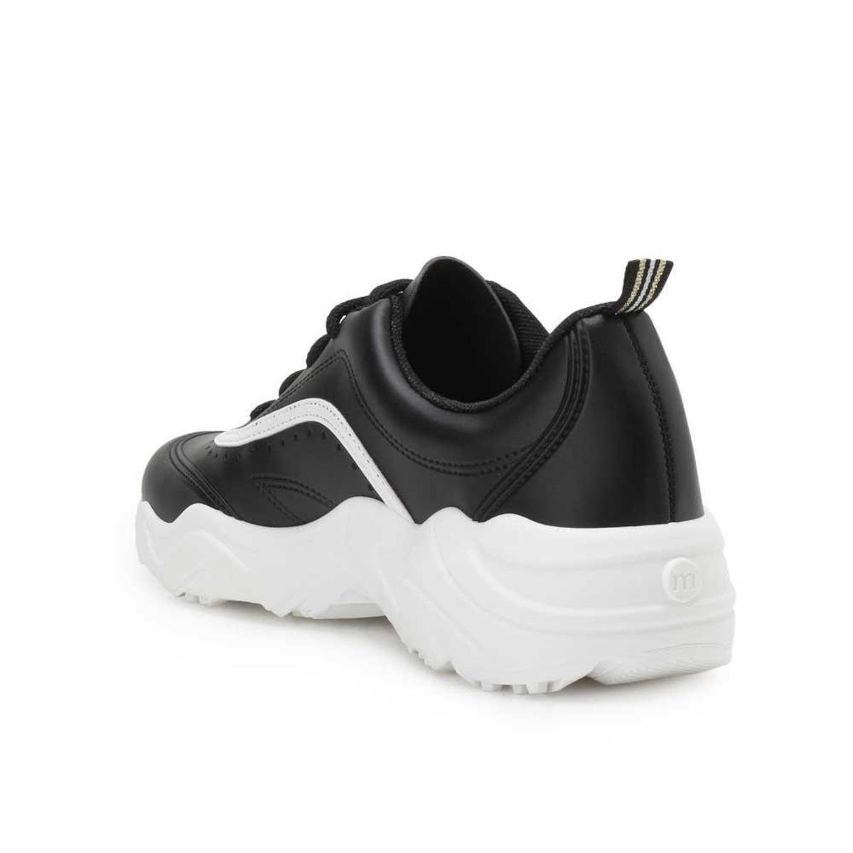 Tênis Chunky Moleca ML19 Feminino - Preto+Branco | Netshoes