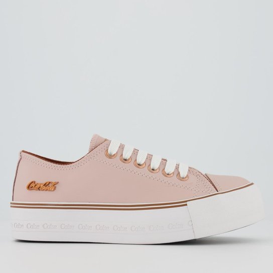 Tênis Coca Cola Atlanta Plataforma LT Feminino Rosa - Rosa Menor preço em Tênis Coca Cola Atlanta Plataforma LT Feminino Rosa - Rosa