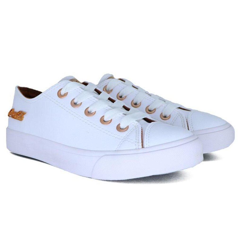 Tênis Coca Cola Basket Floater Low Feminino Branco E Cobre