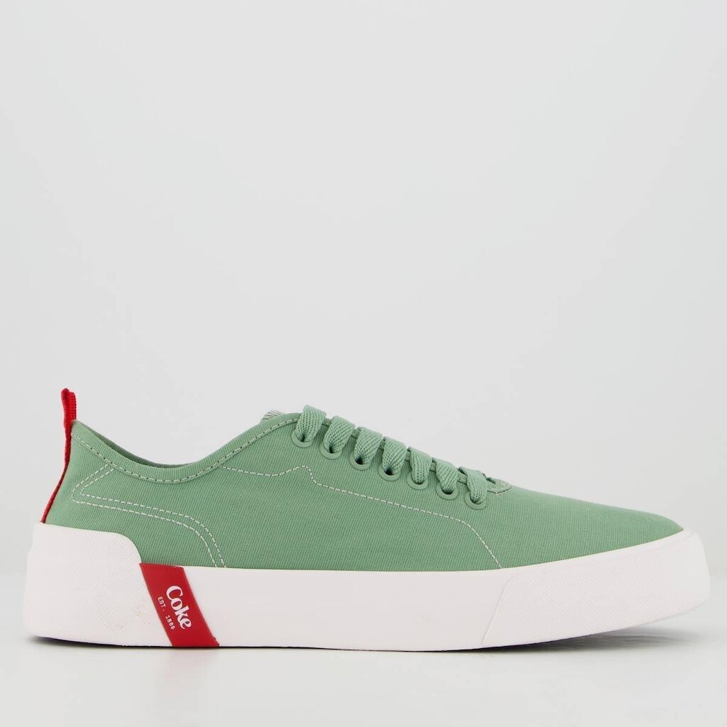 Tênis Coca Cola Charlotte Canvas Verde