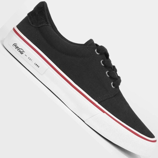 Tenis Coca Cola City Cc2074 Masculino - Preto | Netshoes