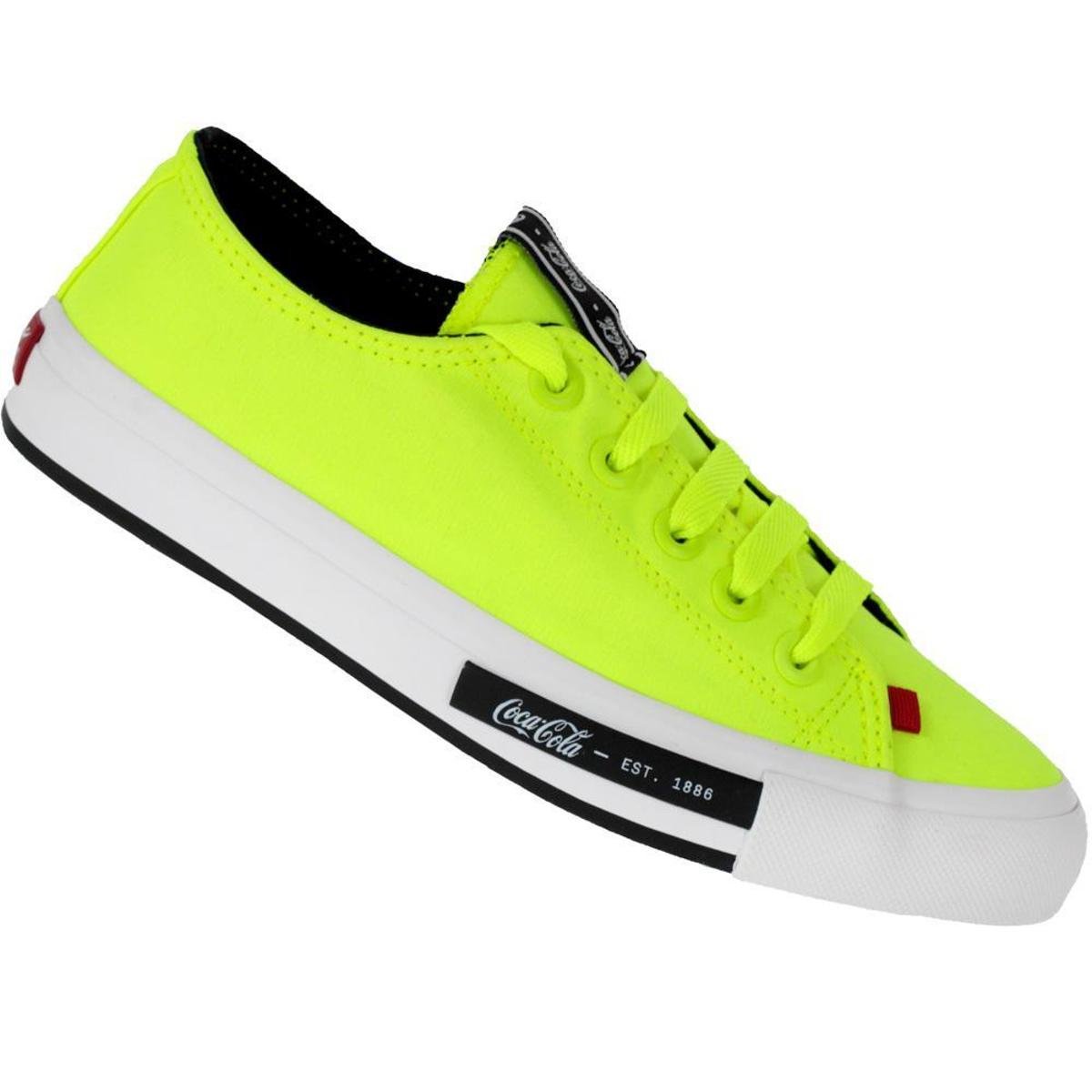 Tênis Coca Tenis Amarelo Neon Feminino Tenis Amarelo Neon Shop