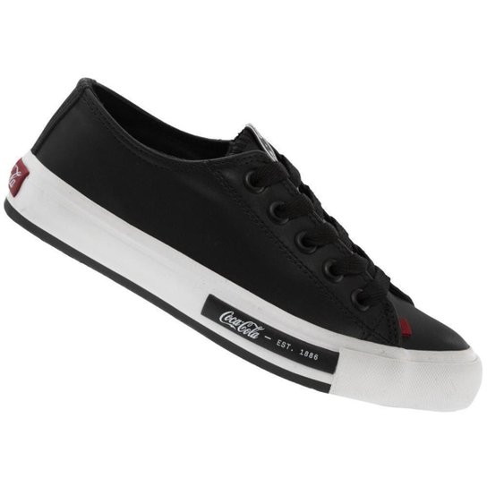 Tênis Coca-Cola Daytona Town Preto - Unissex - 36 - Preto - Preto Menor preço em Tênis Coca-Cola Daytona Town Preto - Unissex - 36 - Preto - Preto
