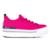 Tenis Coca Cola Feminino Plataforma Knit CC2130 - Pink