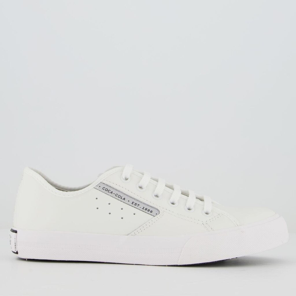 Tênis Coca Cola Florida Leather Feminino Branco