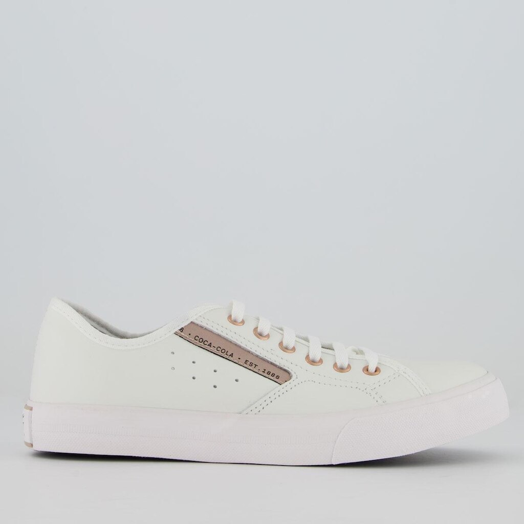 Tênis Coca Cola Florida Leather II Feminino Branco