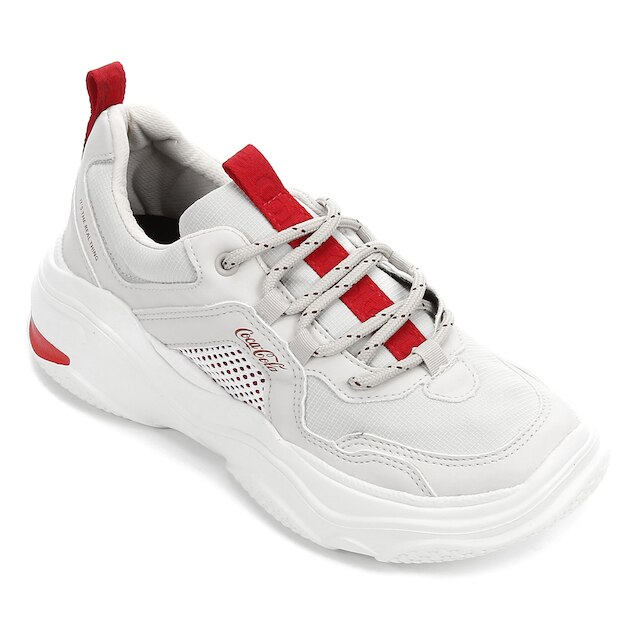 Tênis Coca-Cola Frame Feminino - Branco+Vermelho é ruim? Tênis Coca-Cola Frame Feminino - Branco+Vermelho é boa?