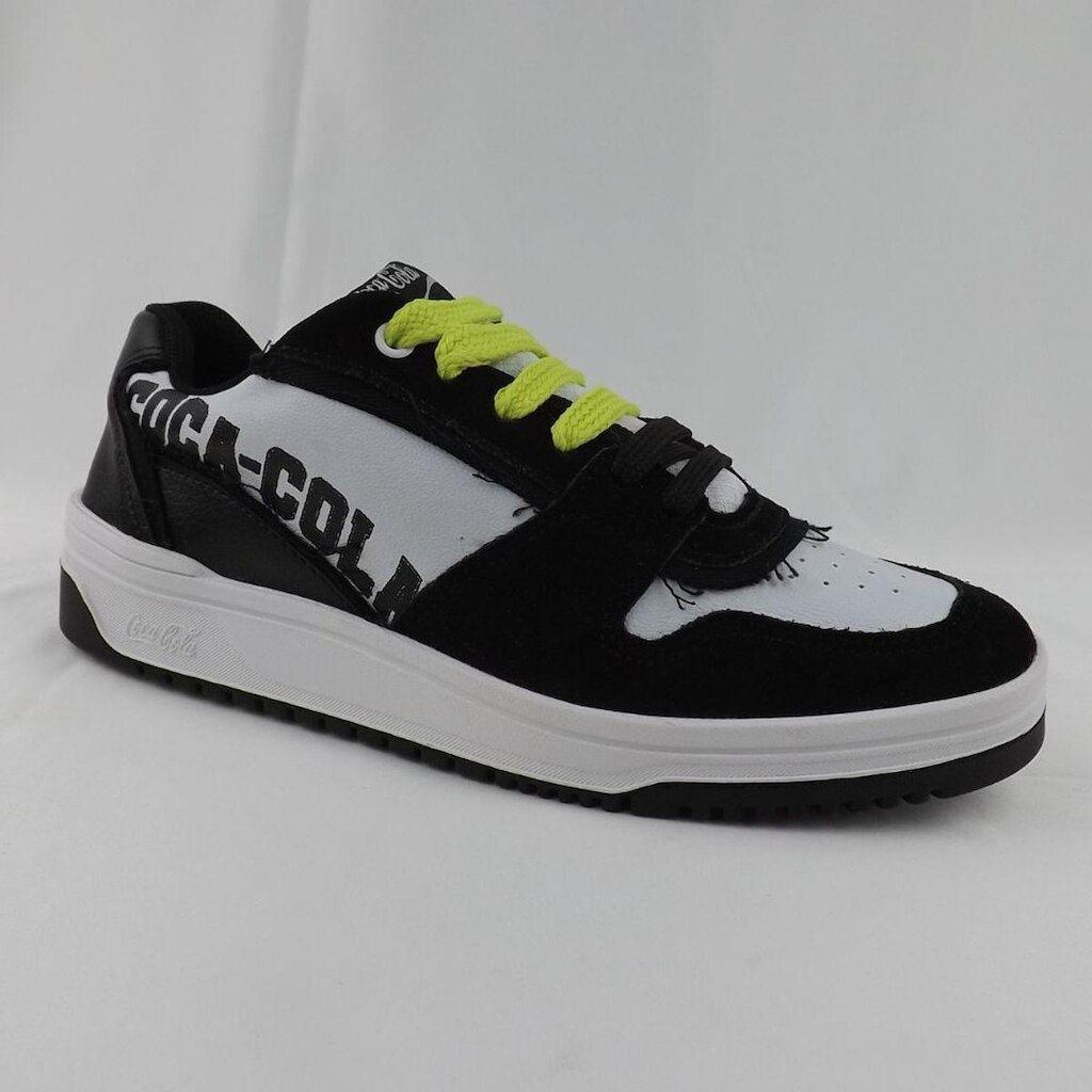 Tênis Coca Cola Fresh Preto Branco Feminino