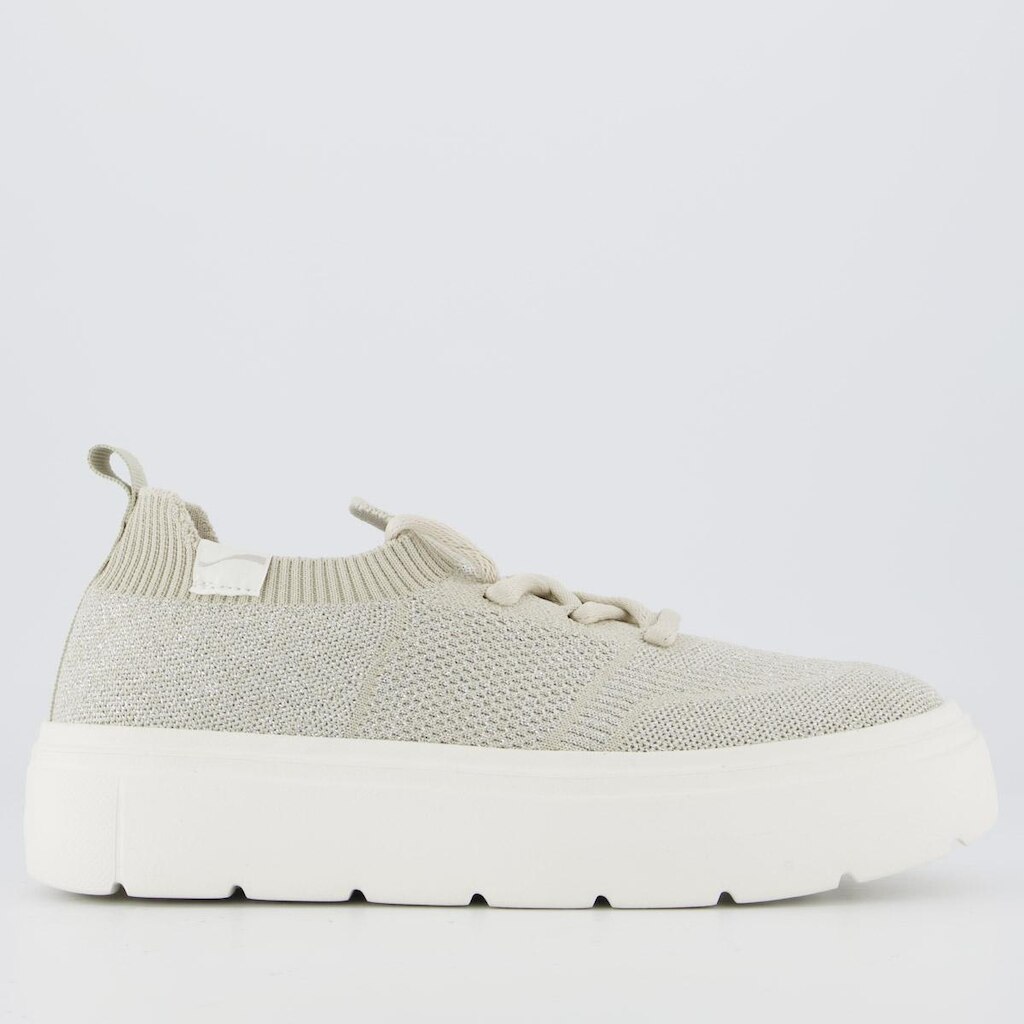 Tênis Coca Cola Harmony Knit Feminino Prata