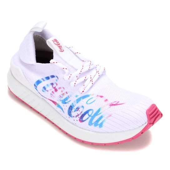 Tênis Coca-Cola Indi Brand Feminino - Colorido Menor preço em Tênis Coca-Cola Indi Brand Feminino - Colorido