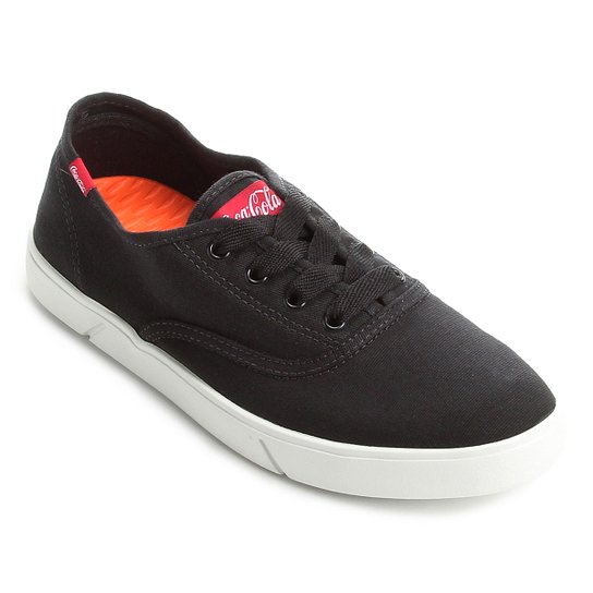 Tênis Coca-Cola Kick Ease Feminino - Preto+Branco é ruim? Tênis Coca-Cola Kick Ease Feminino - Preto+Branco é boa?