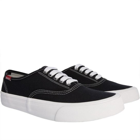 Tênis Coca-Cola Kick Summer Casual Tecido Preto - 44 - Preto Menor preço em Tênis Coca-Cola Kick Summer Casual Tecido Preto - 44 - Preto